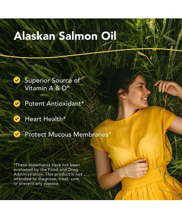 Alaskan Wild Sockeye Salmon Oil - 8 fl oz | North American Herb & Spice - Buy Online on GoSupps.com