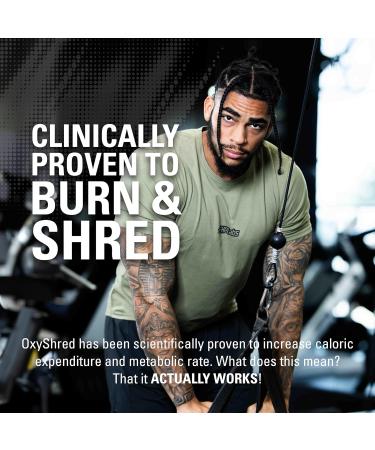 EHPlabs OxyShred Thermogenic Pre Workout Powder & Shredding Supplement - Clinically Proven Pre Workout Powder with L Glutamine & Acetyl L Carnitine Energy Boost Drink - Cosmic Blast 60 Servings - Buy Online on GoSupps.com