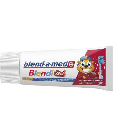 Buy Blend-a-med Blendi Gel Children's Toothpaste - Strawberry Flavor Pack of 6 (6 x 50 ml) | International Shipping - Buy Online on GoSupps.com