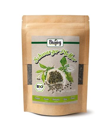 Biojoy ORGANIC black pepper whole (100 g) black peppercorns for mill (Piper nigrum)