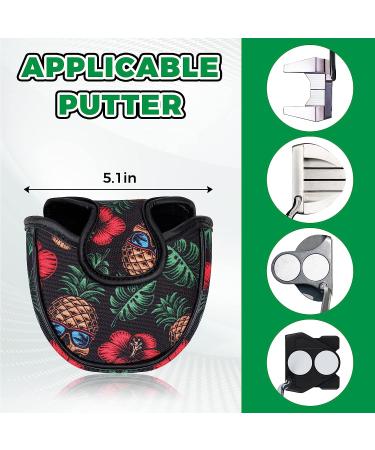 VIXYN Pineapple Skull Mallet Putter Headcover - Cool & Protective Golf Club Cover - Buy Online on GoSupps.com