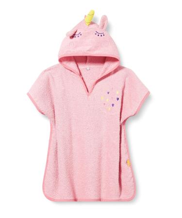 Playshoes Unisex Children's Terry Cloth Poncho Bathrobe Towel S (up to approx. 4 years) Unicorn