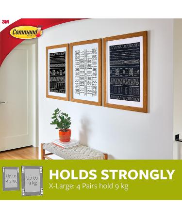 Command 20 lb XL Heavyweight Picture Hanging Strips - 10 Pairs | Damage-Free, Heavy Duty Wall Hangers for Living Spaces - Buy Online on GoSupps.com