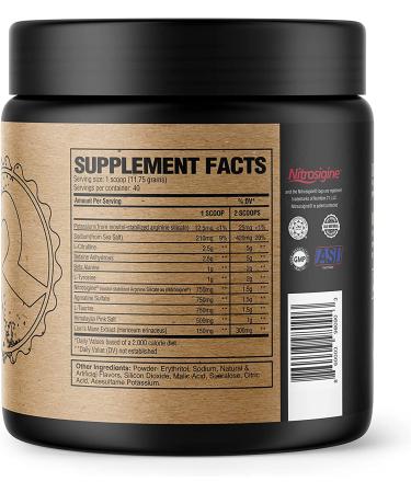 Pineapple RAW Pump Stim Free Pre Workout | Nitric Oxide Booster Supplement | Powerful Pumps | 40 Servings - Buy Online on GoSupps.com