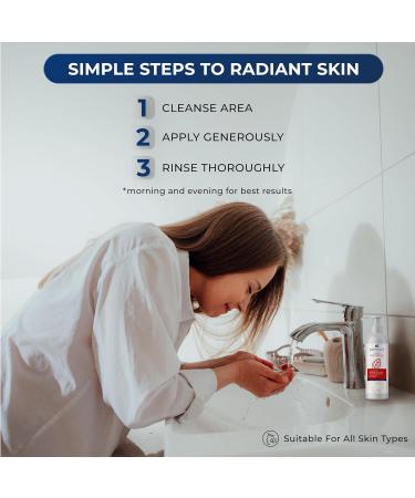 Face Cleansing Gel for All Skin Types - Deep Cleanser with Zinc PCA & Chamomile Extract - Hydrating Facial Cleanser 200ml | Shop Now Internationally - Buy Online on GoSupps.com