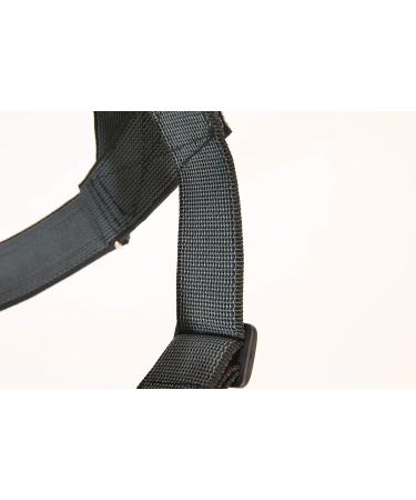 Julius-K9 Belt Harness M/0 Black-Grey | Durable Comfortable Dog Harness for All Breeds | International Shipping Available - Buy Online on GoSupps.com