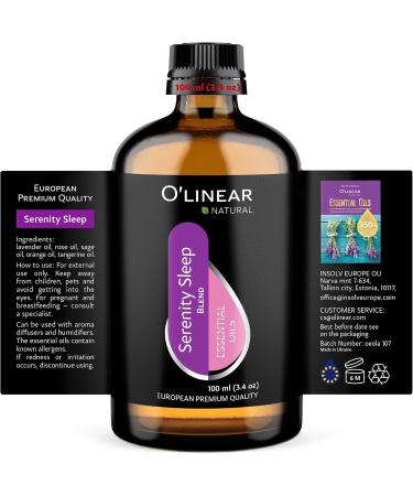 Natural Calm Serenity Sleep Essential Oil Blend - Pure Aromatherapy Oils for Dream and Relaxation Perfect for Diffuser - Lavender Orange Sage and Neroli Essential Oils - Long Lasting Sleep Support Serenity Sleep Blend 3.  - Buy Online on GoSupps.com