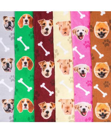 Super Socks Personalised Dog Socks | Your Dog Socks | Add Your Dogs Face On Socks | Upload A Photo Of Your Dog | Create Your Own Photo Socks | Personalised Dog Gifts | Dog Lover Gifts 9-11 Green - Buy Online on GoSupps.com