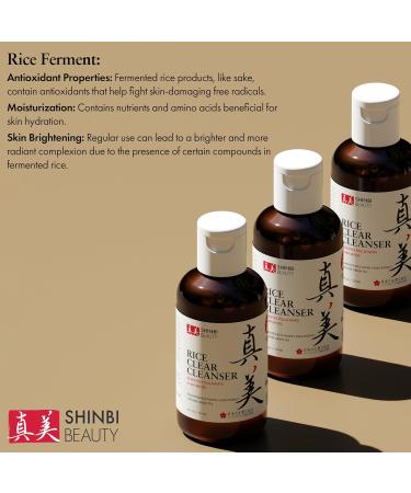 Japanese Rice Water & Green Tea Face Wash - 99% Natural Skincare | 4oz Japanese Beauty Cleanser - Buy Online on GoSupps.com