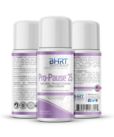 BHRT Naturals Progesterone Cream 2500mg Bioidentical Progesterone USP Natural - 90 Day Supply Pharmacist Formulated Paraben-Free Soy-Free & Non-GMO Menopause Relief  TTC PCOS Supplement (1 Bottle) - Buy Online on GoSupps.com
