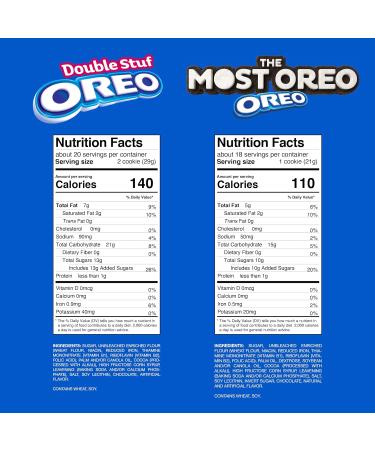 OREO Cookies-N-Creme and Double Stuf Chocolate Sandwich Variety Pack - 3 Packs - Buy Online on GoSupps.com