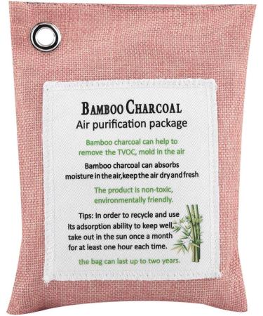 Shanrya Air Purification Bags - Non-Toxic Bamboo Charcoal Deodorizer | Remove Formaldehyde (7.2 x 5.7 inches) - Safe & Effective Air Freshener - Buy Online on GoSupps.com