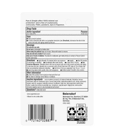 Coppertone Pure and Simple Kids Sunscreen Stick SPF 50 - Zinc Oxide Mineral, Tear-Free, Water-Resistant, Broad Spectrum SPF 50, 0.49 Oz Stick - Buy Online on GoSupps.com