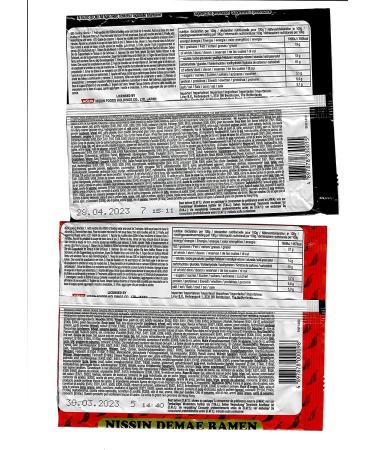 Nissin Demae Instant Noodles Ramen Assorted Flavours (100g x 15) | Tonkotsu Chicken Beef Satay Seafood Sesame Prawn Miso etc | Selected by CNMART - Buy Online on GoSupps.com