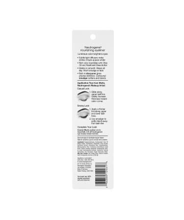 Neutrogena Nourishing Eyeliner Pencil with Built-in Sharpener and Smudger - Cosmic Black 10 / 10.01 oz - Buy Online on GoSupps.com