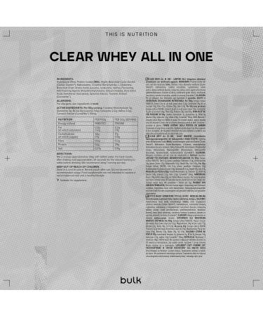 Buy Bulk Clear Whey All-in-One Protein Powder Shake - Blue Raspberry 500g | Best International Shipping - Buy Online on GoSupps.com