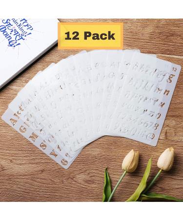 Mr. Pen- Letter Stencils  12 Pack  4 x 7 Inch  Alphabet Stencils  Letter Stencil  Lettering Alphabet Stencil  Stencils  Stencils Letters and Numbers  Lettering Stencils  Bullet Journaling Stencils - Buy Online on GoSupps.com