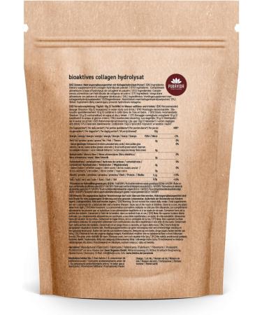Good Organics Collagen hydrolyzate powder 140 g bioactive collagen peptides 90 protein without additives checked and filled in Germany Puraveda - Buy Online on GoSupps.com