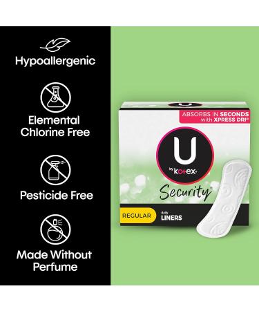 U by Kotex Lightdays Panty Liners Regular 64 Count - Multicolor Unscented | Thomaswi - Buy Online on GoSupps.com