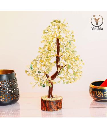Green Jade Crystal Tree - Reiki Decor - Gemstone Tree of Life - Chakra Stones - Holistic Gifts for Women - Buy Online on GoSupps.com