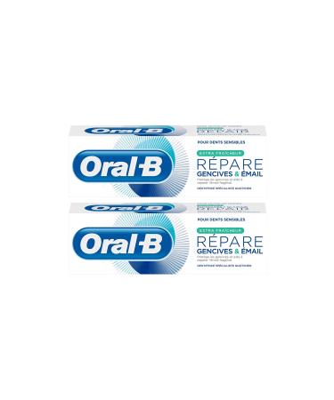 Oral-B Repair Gums & Enamel Extra Fresh Toothpaste 75 ml, Pack of 2