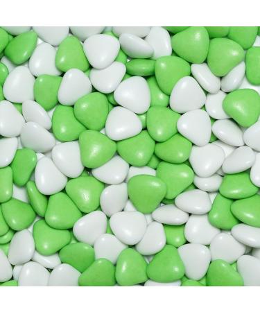 Buy 1kg Chocolate Cups Dragees Mix - White-Green Shine | Ideal for Weddings Baptisms & Communions | Sweet Alternative to Chocolate Dragees - Buy Online on GoSupps.com