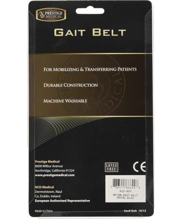 Buy Prestige Medical Nylon Gait Transfer Belt with Plastic Buckle - Royal Blue | Lightweight Durable & Ideal for Safe Patient Transfers | International Shipping Available - Buy Online on GoSupps.com