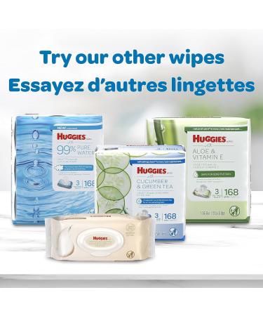 HUGGIES Refreshing Clean Scented Baby Wipes Hypoallergenic 3 Disposable Flip-top Packs (168 Total Wipes) Scented 3 count (Pack of 1) - Buy Online on GoSupps.com