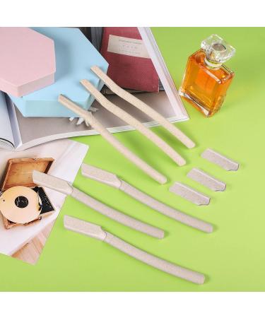 6PCS Dermaplaning Blades for Face WheatStraw Eyebrow Razor Face Peach Fuzz Remover Face Razors for Women 6 Count (Pack of 1) - Buy Online on GoSupps.com