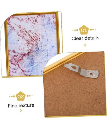 minkissy 1pc nail display board magnet frames Manicure Holding Frame Display Polish Board fake magnet display board for magnets Nail Art Holding Rack magnetic wooden pallet sample holder 30.5x21.5cm Golden - Buy Online on GoSupps.com