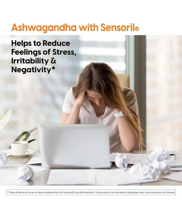 Doctor's Best Ashwagandha with Sensoril 125 mg - 60 Vegan Capsules for Stress Relief & Wellness - Buy Online on GoSupps.com