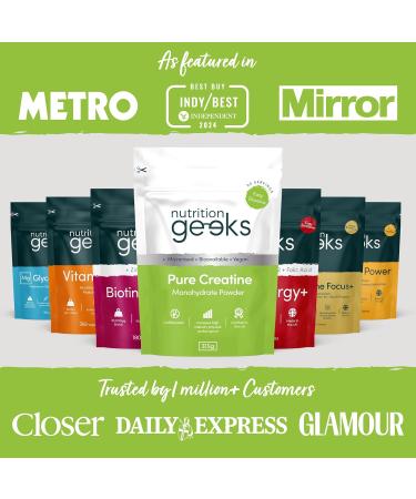 Pure Creatine Monohydrate Powder - 315g (90 Servings) - Easy Dissolve Creatine Powder Unflavoured & Micronised (Not Creatine Gummies or Creatine Tablets) Vegan Creatine for Women and Men - Buy Online on GoSupps.com