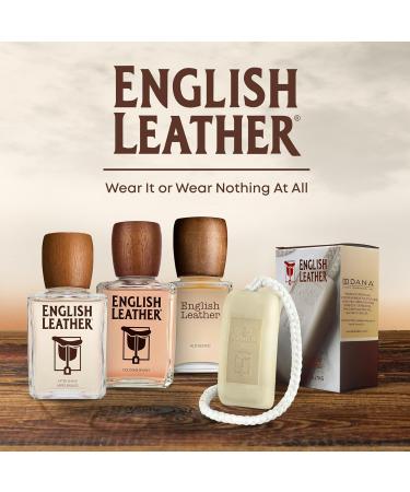Dana English Leather Aftershave Splash (8 fl oz) & Cologne (8 fl oz) Bundle Rich & Sensual Scent for Men Classic Fragrances - Buy Online on GoSupps.com
