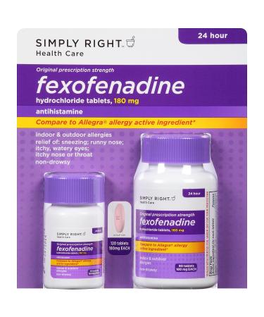 Member's Mark Fexofenadine Hydrochloride Antihistamine - 120 ct.
