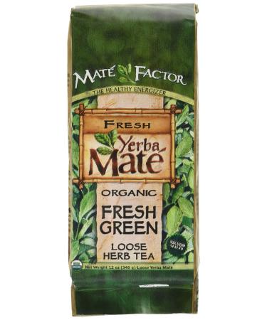 Mate Factor Organic Yerba Mate Fresh Green Loose Herb Tea 12 oz (340 g)
