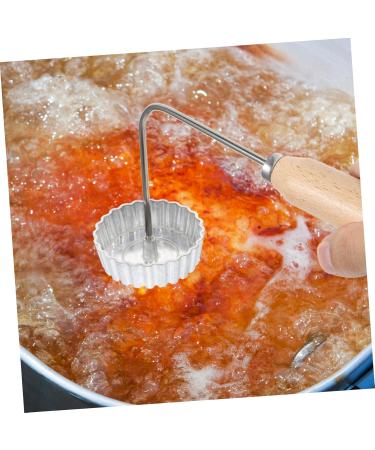 VINTORKY Crackers Oil Pier Mold Food Snacks Rossette Shape Cake Frying Mold Without Wooden Handle Round Filter Screen 6.8X6.8X2CM Silver - Buy Online on GoSupps.com