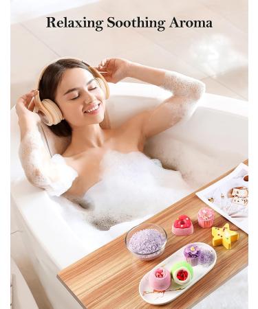 Aromatherapy Bath Bomb Gift Set for Women - Mother's Day Spa Gifts with Essential Oils - Skin Moisturizing Bubble Bathbombs - Perfect for Mom, Girlfriends (6Pcs) - Buy Online on GoSupps.com