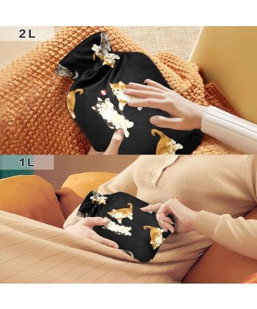 Buy Pretty Cat Hot Water Bottle with Cover | 2L Pain Relief & Cramps Relief | International Shipping - Buy Online on GoSupps.com