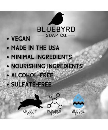 BLUEBYRD Soap Co. Men's Exfoliating Body Scrub Liquid Gel 16oz - 2-in-1 Body Wash & Scrub | With Loofah, Cocoa Bean Shells & Apricot Seed - Buy Online on GoSupps.com