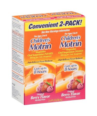 Motrin Child Berry Liq Size 4 Fluid Ounce, Pack of 6