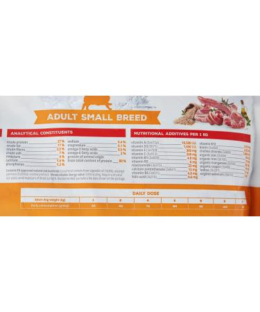 CALIBRA Dog Life Adult Small Breed Cordero 1 5KG - Buy Online on GoSupps.com