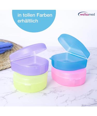 Wellsamed KFO Splint Box Standard - Purple | Ideal Storage for Braces Dentures & Dental Splints - International Shipping Available - Buy Online on GoSupps.com
