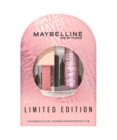 Maybelline New York Lash Sensational Sky High Mascara and Lifter Gloss Gift Set  Includes 1 Miniature Mascara and 1 Full-Size Lip Gloss  1 Kit  Black - Buy Online on GoSupps.com