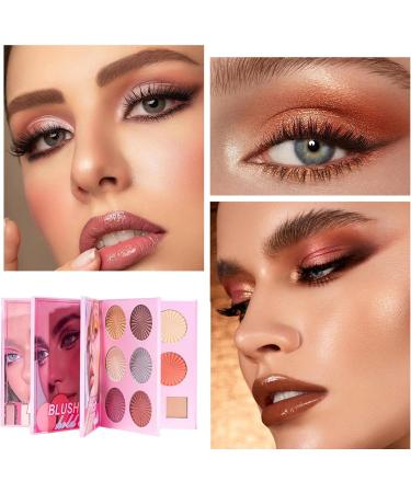Palette de Maquillage | Fard Paupi res Contour R sistant l'Eau - Palette de Fards Paupi res Color s Style Livre | Pour Soir e Rencontres Trajet S ance Photo Mariage Yeux Joues No l - Buy Online on GoSupps.com