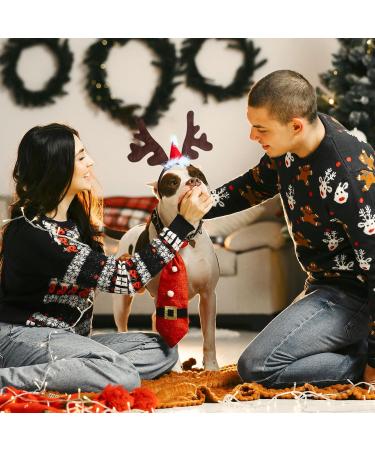 Naler Christmas Reindeer Headwear for Dogs & Cats | Adjustable Moose Costume | Holiday Pet Outfit 4313 Red - Buy Online on GoSupps.com