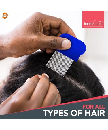 2pk Metal Nit Comb for Headlice Treatment | Kids & Adults | Long Thick Hair | Lice Combs for Effective Nit Removal - Buy Online on GoSupps.com