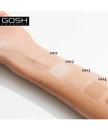 GOSH Concealer High Coverage 002 Ivory Vegan Fluid Makeup for Dark Circles & Redness | 21.5g | Highlight & Contour Perfectly - Folded Maids - Buy Online on GoSupps.com