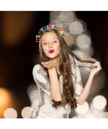 Elehere Black Birthday Sash Tiara Crown Headband Kit for Women and Girls - Summer Princess Party Decorations - Buy Online on GoSupps.com