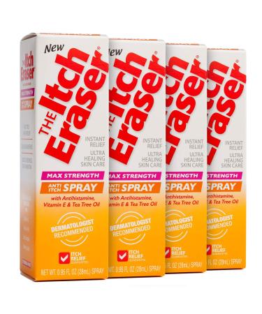 The Itch Eraser Max Spray 0.95 oz (Pack of 4)