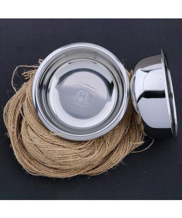 Premium Ivory White Hair Grooming Set - Shaving Brushes Razor Stainless Steel Bowl & Free Soap | International Shipping Available - Buy Online on GoSupps.com